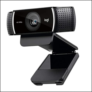 Webcam Full HD C922 Pro Stream com Microfone para Gravações em Video 1080p e Tripé Incluso Logitech