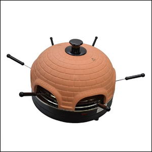 Forno para Pizza Elétrico 6P Portátil 200V Inox Pizzarette