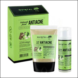 4 KIT MÁSCARA E HIDRATANTE ANTIACNE