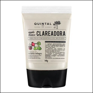 Máscara facial argila branca clareadora, Quintal - Época Cosméticos