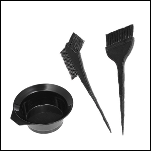 Cabelo-Kit Kit com três peças para pintura de cabelo