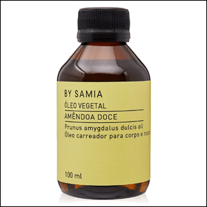 Óleo-Vegetal-de-Amêndoa-Doce-100-ml-By-Samia Óleo Vegetal de Amêndoas Doces By Samia.