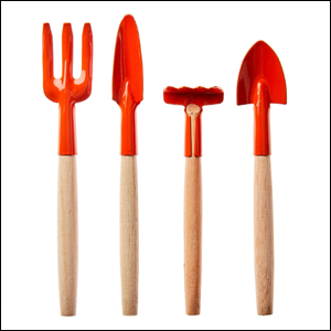 Conjunto para jardinagem Tramontina 4 peças.
