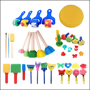 Kit de pintura Topmontain com 30 peças.