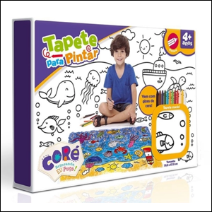 Kit de pintura Tapete para pintar Toyster.