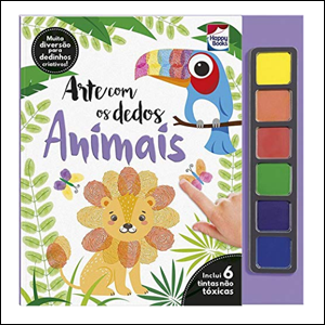 Livro Arte com os Dedos: Animais.
