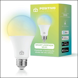 Smart lâmpada Positivo