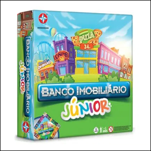 Jogo Banco Imobiliário Júnior - Estrela.