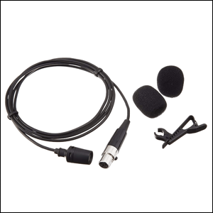 Microfone-de-lapela-Shure-CVL-B-C-TQG Microfone de lapela Shure CVL-B/C-TQG.