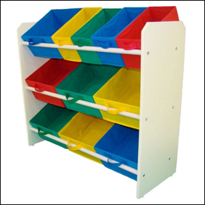 Organizador De Brinquedo Montessoriano Caixas Coloridas Organibox.