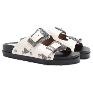 Rasteira-Birken-Feminina-Not-Me-Tratorada Rasteira Birken Feminina Not Me Tratorada com Fivela - Off White.