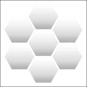 Espelho-Decorativo-Hex-Caixe-c–7-TokStok Espelho Decorativo Hex-Caixe c/ 7, TokStok.
