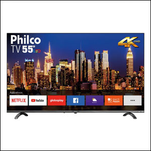 Smart-TV-LED-55-UHD-4K-Philco-PTV55Q20SNBL Smart TV LED 55" UHD 4K Philco PTV55Q20SNBL