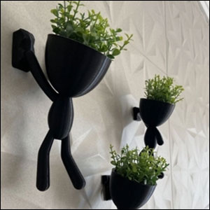 Vasos-Corpinho-Escalador-com-Planta-Artificial Vasos Corpinho Escalador com Planta Artificial