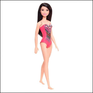 Boneca Barbie Praia Morena Mattel