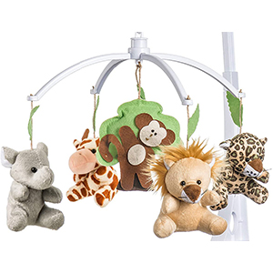 1–Móbile-Berço-Bebê-Musical-E-Giratório-Animais-Da-Floresta Móbile bebê musical animais da floresta